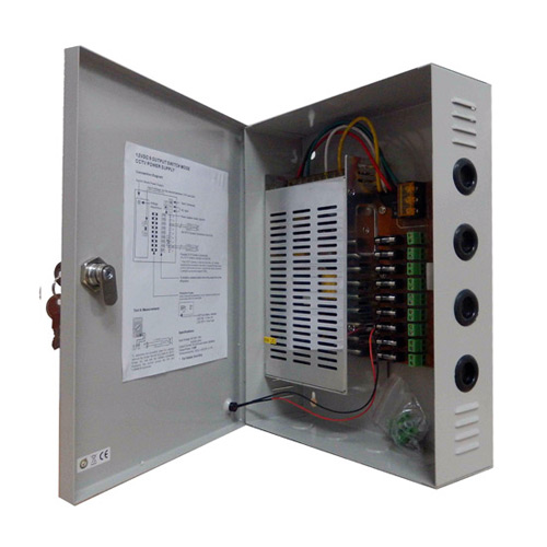 120W 10A 10CH DC12V Output Switch Mode CCTV Distribution Box Portable Power Supply For IR Camera Monitoring Equipment LED Tape Lights 120W 10A 10CH DC12V Output Switch Mode CCTV Distribution Box Portable Power Supply For IR Camera Monitoring Equipment LED Tape Lights